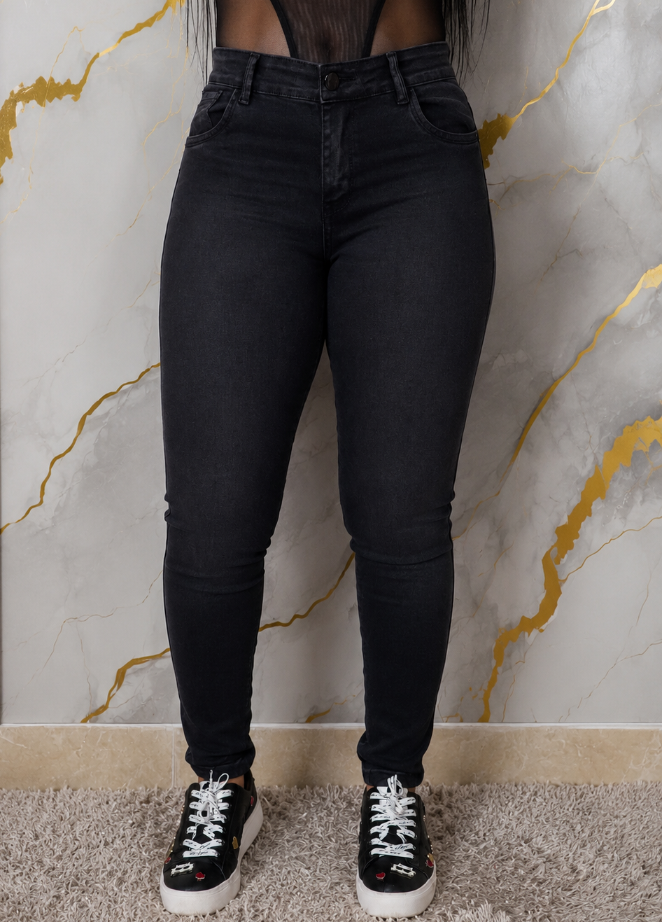 Jean Skinny para Mujer – Tiro Alto y Denim Stretch