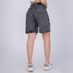 bermuda para mujer Tiro Alto Denim Premium