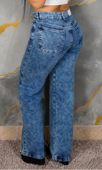 jean palazzo mujer tiro alto