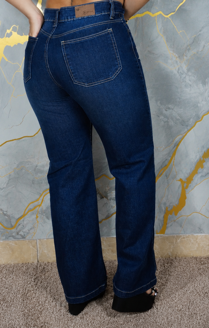 jean palazzo mujer tiro alto
