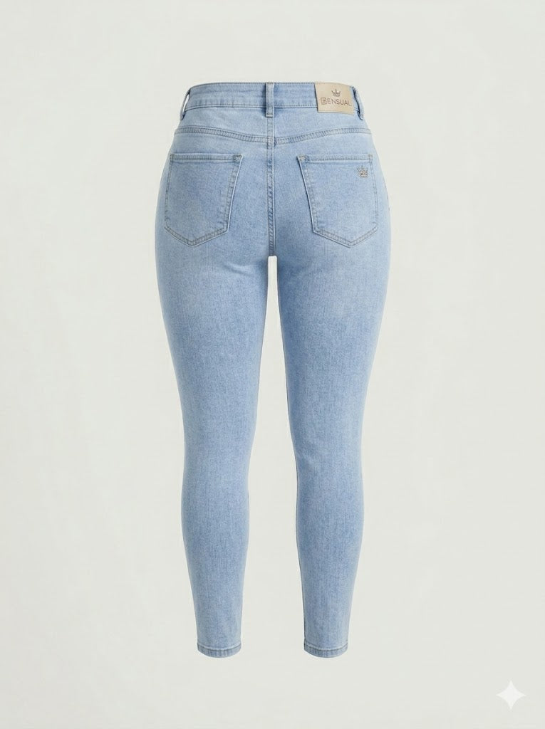 Jean Skinny para Mujer – Tiro Alto y Denim Stretch