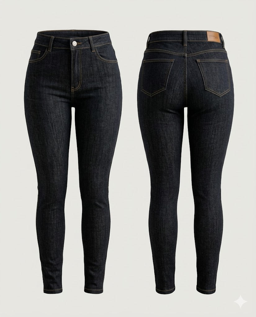 Jean Skinny para Mujer – Tiro Alto y Denim Stretch