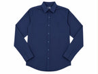 Camisa de seda para hombre - manga larga