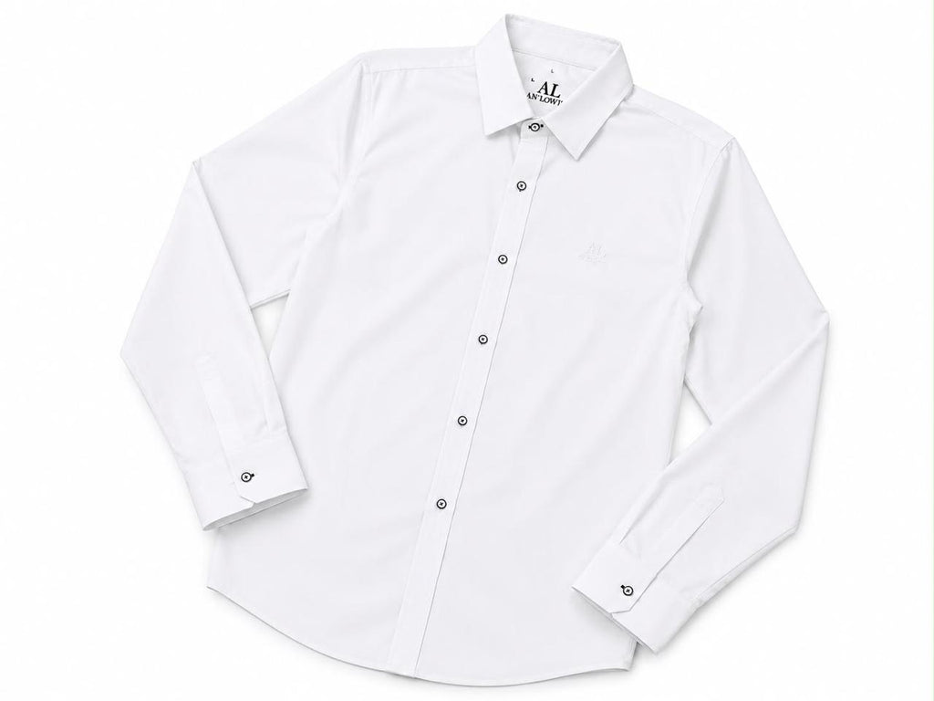Camisa de seda para hombre - manga larga