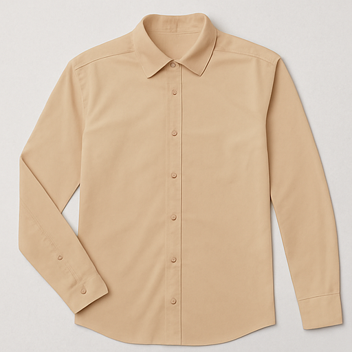 Camisa de seda para hombre - manga larga