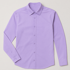 Camisa de seda para hombre - manga larga